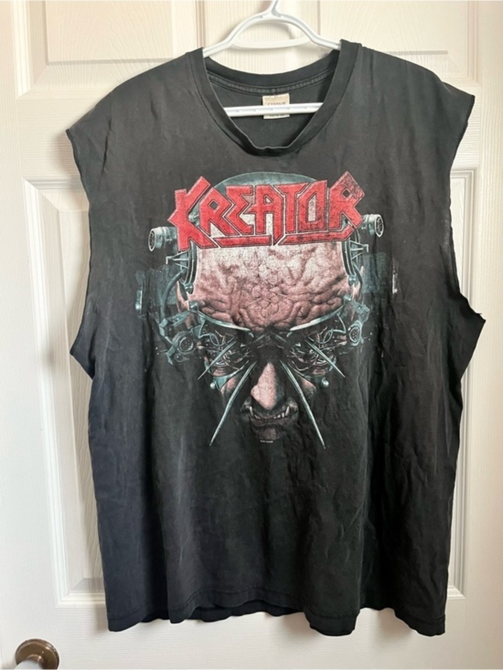 Kreator Enemy Of God Tour 2005 Tee Tank Top XL Cygnus Men Cami Shirt Sleeveless